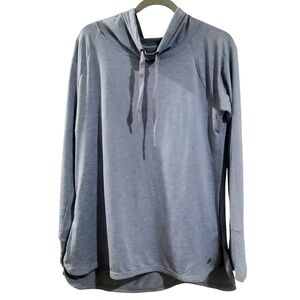 Gray Cowl Neck Long Sleeve Sweatshirt Top Jones New York Sport